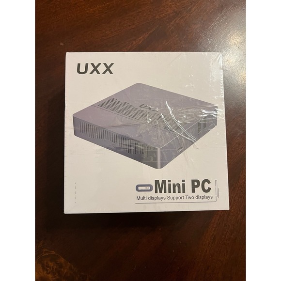 UXX Mini PC Model N3350 64GB‎ Storage 6GB Memory New Sealed Grey - Picture 1 of 3